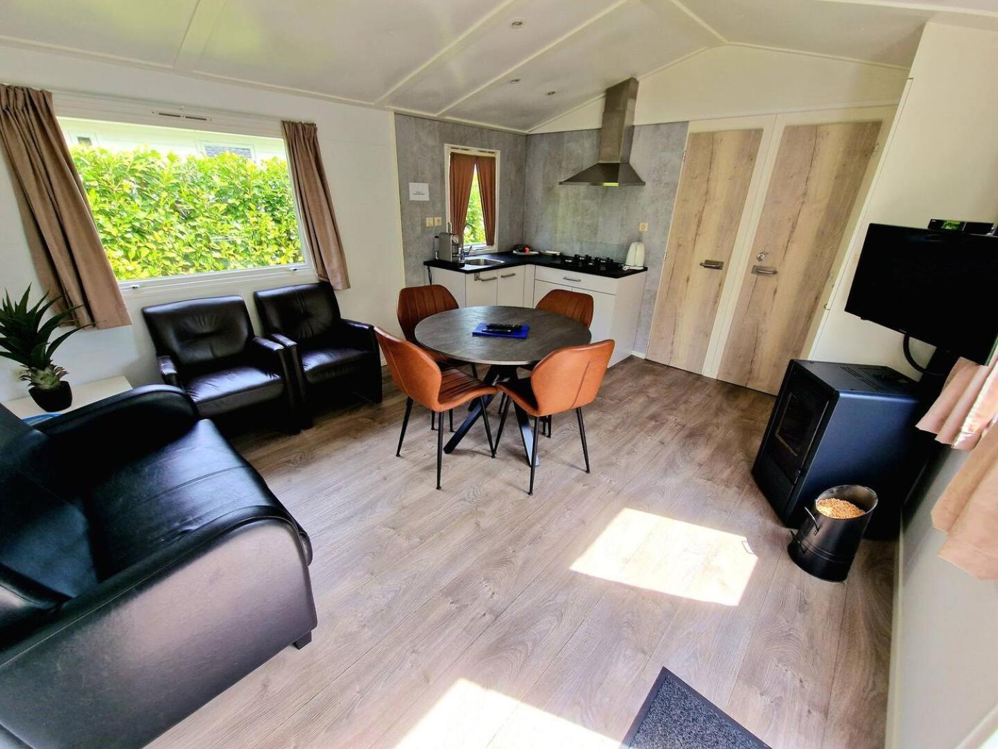 Charmante Woning Op Rustig Park Met Fietsen Epe Extérieur photo